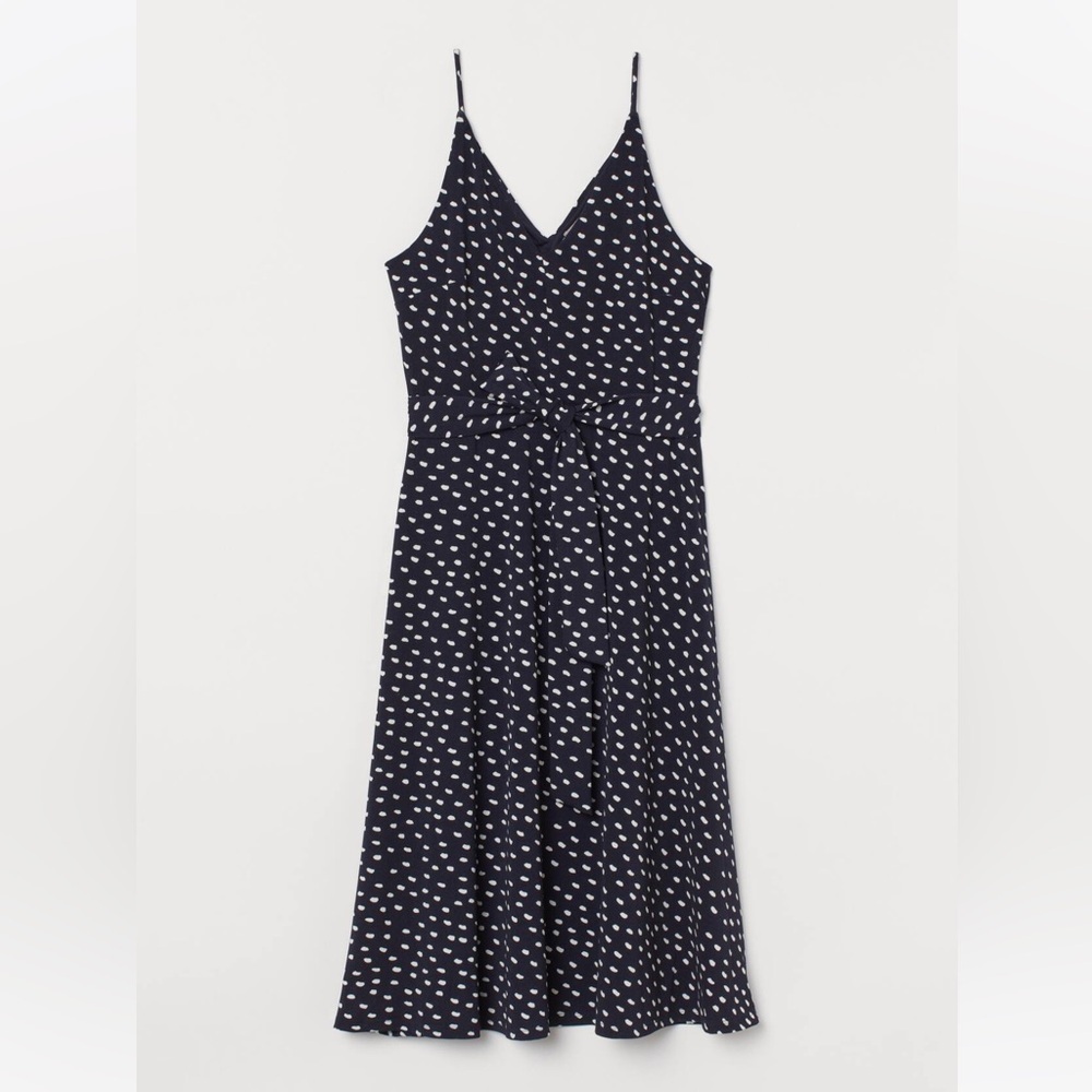 H&M Black and White Polka Dot Dress